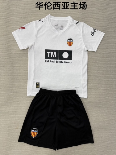 2025/26 Valencia Home White Soccer Uniform-208