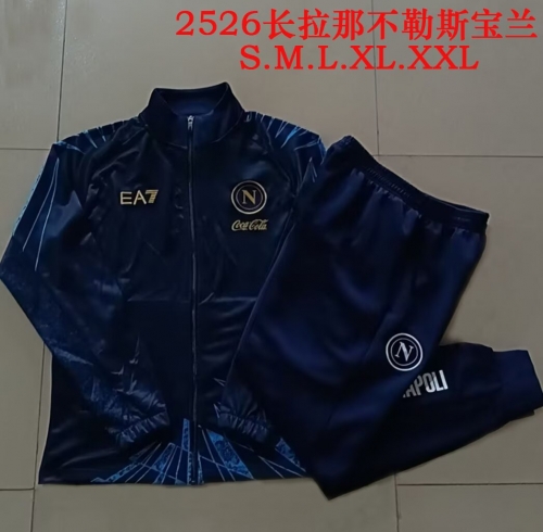 2025/26 Napoli Royal Blue Soccer Jacket Uniform-815