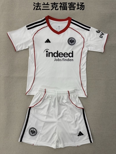 2025/26 Frankfurt Away White Soccer Uniform-208