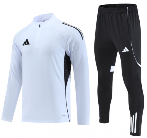Kids Addia 2025/26 White Tracksuit Uniform-GDP