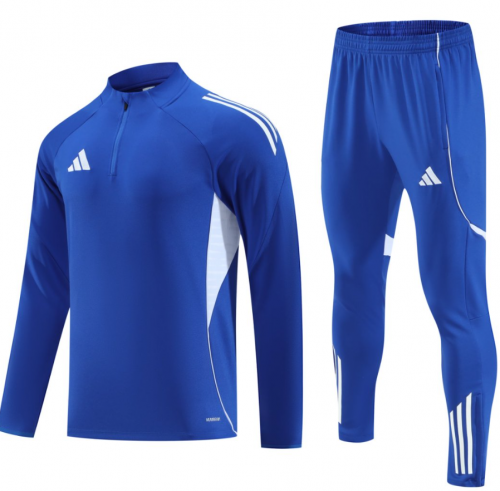 Kids Addia 2025/26 Blue Tracksuit Uniform-GDP