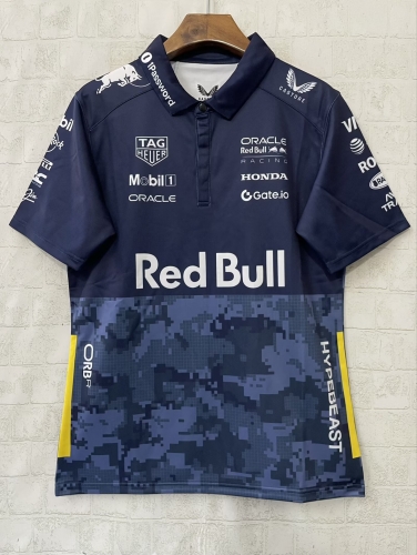 2025 Red Bull Royal Blue Formula One Racing Shirts-805