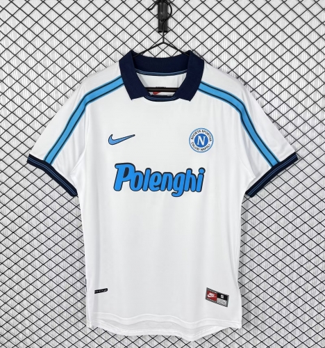 1998/99 Retro Version Napoli Away White Thailand Soccer Jersey AAA-503