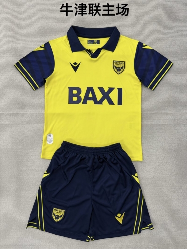 2025/26 Oxford United FC Home Yellow Soccer Uniform-208