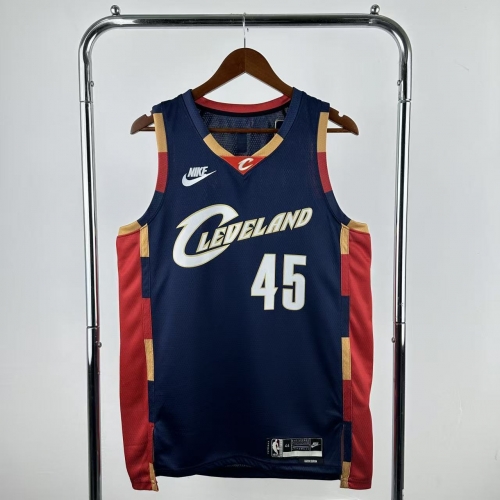 2026 Season Retro Version Cleveland Cavaliers NBA Royal Blue #45 Jersey-311