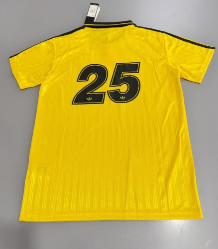 2025/26 Oasis Yellow #25 Thailand Soccer Jersey AAA-811