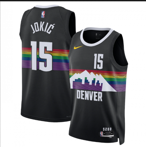 2026 Season City Version NBA Denver Nuggets Black #15 Jersey-311