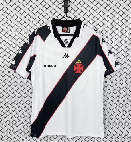 1997 Retro Version CR Vasco da Gama Away White Thailand Soccer Jersey AAA-503