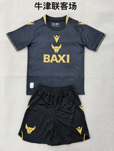 2025/26 Oxford United FC Away Black Soccer Uniform-208
