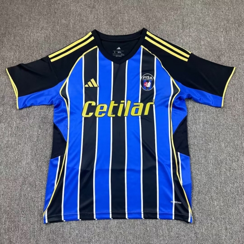 2025/26 Pisa SC Home Blue & Black Thailand Soccer Jersey AAA-417