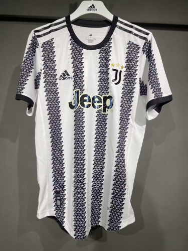 Player Version 2022/23 Juventus FC Home White & Black Thailand Soccer Jersey AAA-703