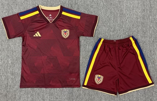 2026/27 Venezuela Home Red Kids/Youth Soccer Uniform-530/522/507/208