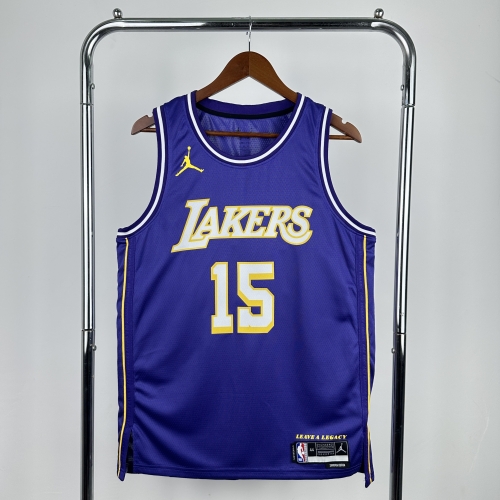 2026 Season Feiren Limited Version Los Angeles Lakers NBA Purple Blue #15 Jersey-311