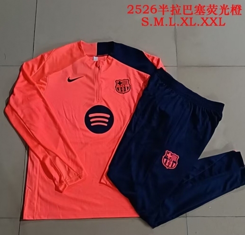2025/26 Barcelona Orange Thailand Soccer Uniform-815