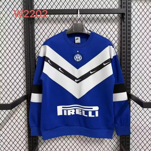 2025/26 Inter Milan CaiBlue Thailand Soccer Tracksuit Top-47