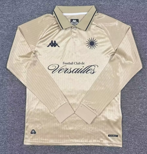2026/27 Versailles 2nd Away Yellow LS Thailand Soccer Jersey AAA-1040