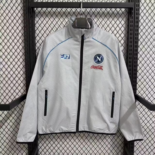 2025/26 Napoli Gray Windbreaker Hoodies Top-47