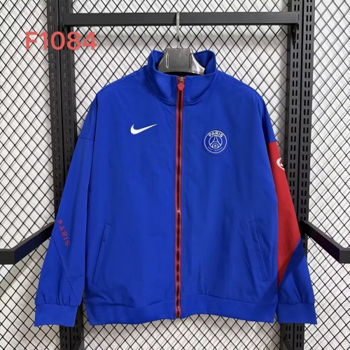 2025-26 Paris SG CaiBlue Windbreaker Hoodies Top-47