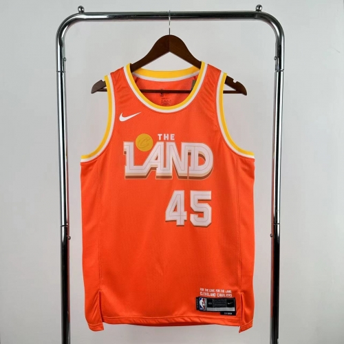 2026 Season City Version Cleveland Cavaliers NBA Orange #45 Jersey-311