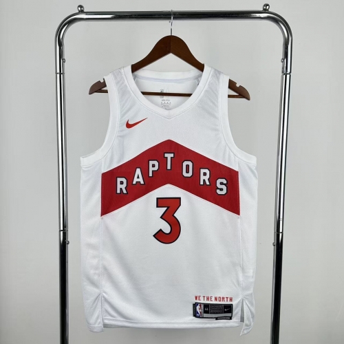 23 Season NBA Toronto Raptors Home White #3 Jersey-311