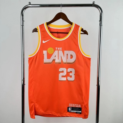 2026 Season City Version Cleveland Cavaliers NBA Orange #23 Jersey-311
