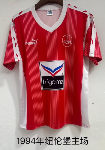 1994 Retro Version Nürnberg Home Red Thailand Soccer Jerseys AAA-709