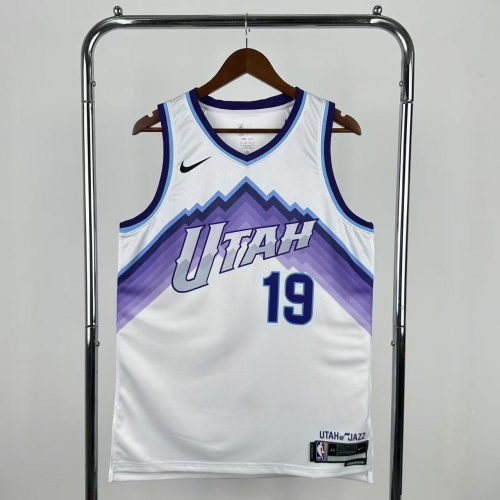 2026 Season NBA Utah Jazz White #19 Jersey-311