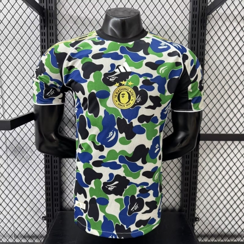 Player Special Version 2026/27 ABATHING APE Green Thailand Soccer Jersey AAA-XY