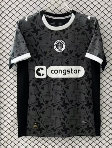 2025/26 FC St. Pauli Away Black Thailand Soccer Jersey AAA-1030
