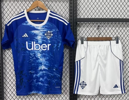 Kids 2025/26 Como 1907 Home Blue Kids/Youth Soccer Uniform-530/208