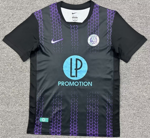2025/26 Toulouse FC 2nd Away Black Thailand Soccer Jersey AAA-1040