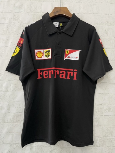 2026 Ferrar Black Formula One Racing Shirts-805