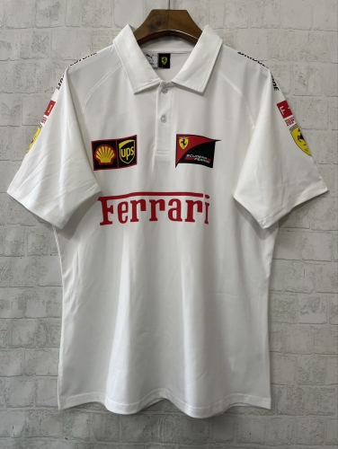 2026 Ferrar White Formula One Racing Shirts-805