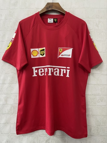 2026 Ferrar Red Formula One Racing Shirts-805