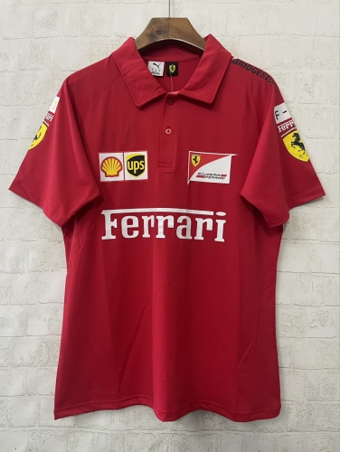 2026 Ferrar Red Formula One Racing Shirts-805