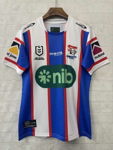 2026 Doncaster Knights Away Blue & White Thailand Rugby Shirts-805