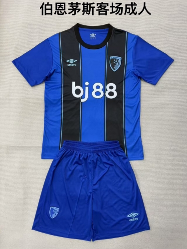 2025/26 AFC Bournemouth Away Blue Soccer Uniform-208