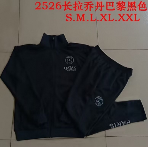 2025/26 Jordan Paris SG Black Thailand Jacket Uniform-815