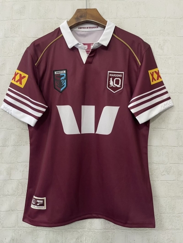 2026 Maru Home Red Thailand Rugby Jersey-805