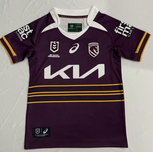 Kids 2026 Mustang Home Red Thailand Rugby Shirts-805