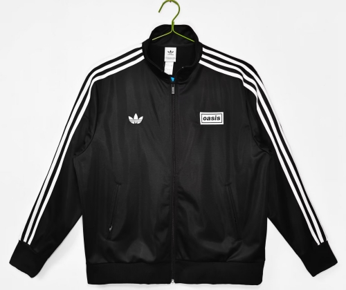 2026 Oasis Black Soccer Jacket Top-710