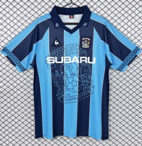 97/98 Retro Version Coventry City Home Blue Thailand Soccer Jersey AAA-503