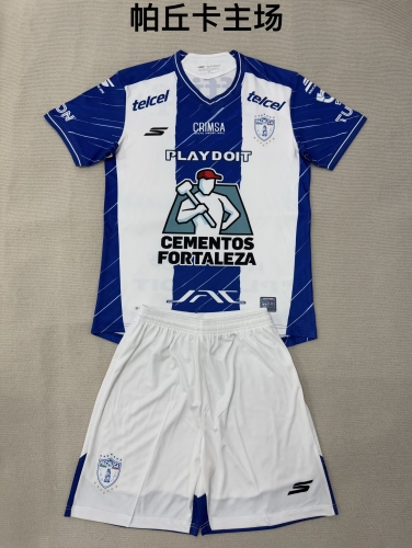 2025/26 CF Pachuca Home Blue & White Soccer Uniform-208