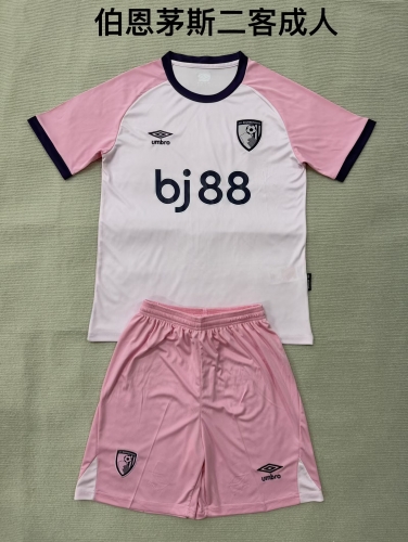 2025/26 AFC Bournemouth 2nd Away Pink Soccer Uniform-208