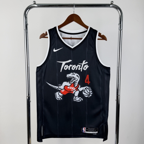 2026 Season City Version NBA Toronto Raptors Black #4 Jersey-311