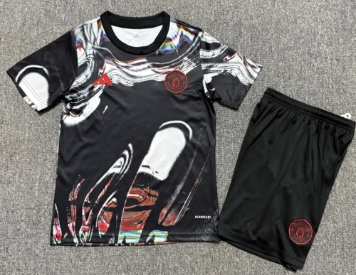 Kids 2026/27 Special Version Man United Black Kids/Youth Soccer Uniform-522/507