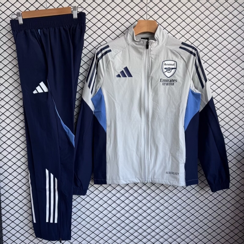 2026/27 Arsenal Gray Soccer Windbreaker Uniform-709