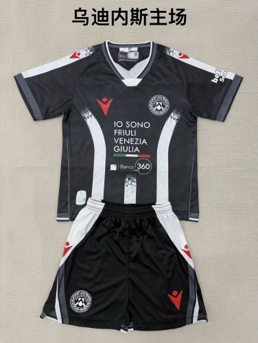 2025/26 Udinese Calcio Home Black Soccer Uniform-208