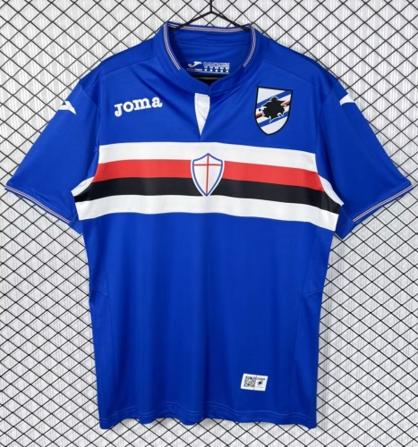 15/16 Retro Version UC Sampdoria Home Blue Thailand Soccer Jersey-503