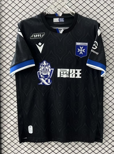 2025/26 AJ Auxerre Away Black Thailand Soccer Jersey AAA-1030